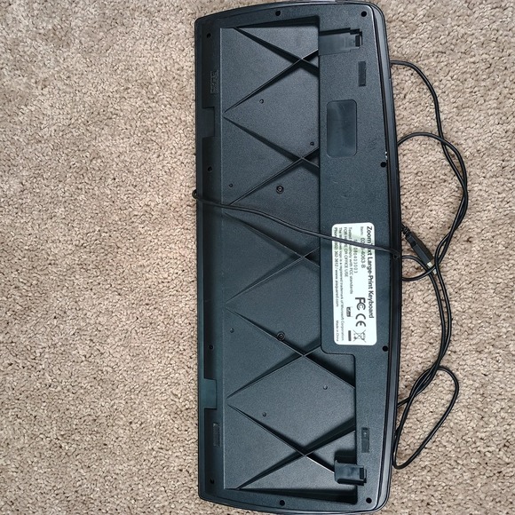 Zoom Text Large Print Computer Keyboard Usb - Picture 6 of 7